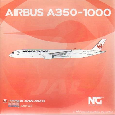 NGM57003 1:400 NG Model Japan Airlines Airbus A350-1000 Reg #JA01WJ (pre-painted/pre-built ...
