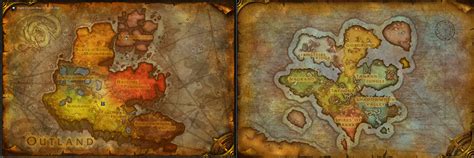 World Map Comparison: Outland & Draenor : r/wow