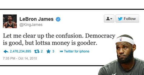 LeBron James Tries To Clarify With Another China Tweet, Makes Things A Lot Worse