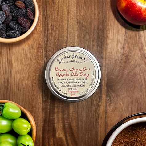 Green Tomato & Apple Chutney | Peculiar Preserves