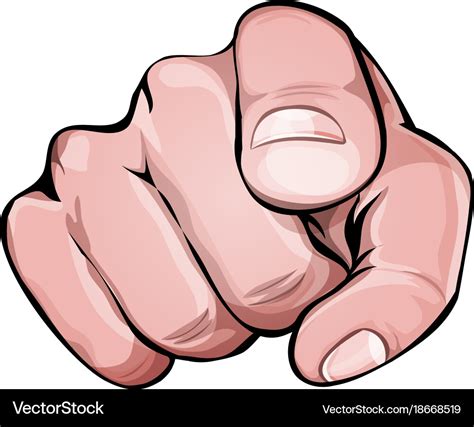 We want you pointing finger icon Royalty Free Vector Image