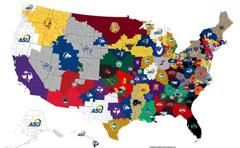 Final 2019 Division II CFB Imperialism Map : r/CFB