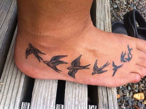 Getting Creative With Tattoo Birds Flying Away For A Fun And Playful Twist