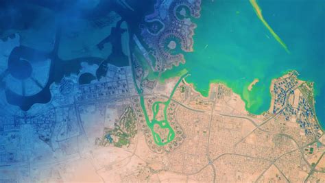 Satellite Image of Doha, Qatar image - Free stock photo - Public Domain photo - CC0 Images