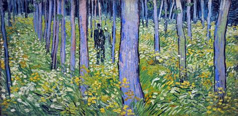 Undergrowth with Two Figures, 1890... | Lone Quixote | Vincent van gogh paintings, Van gogh ...