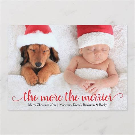 Baby's 1st Christmas Holiday Photo Card | Zazzle | Christmas holiday photos, Holiday photo cards ...