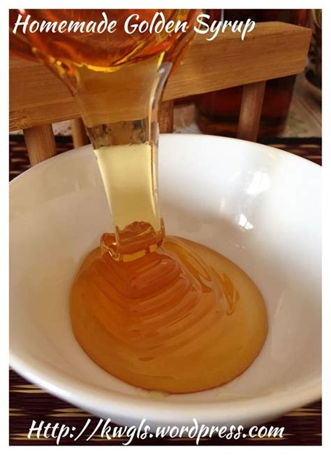 Homemade Golden Syrup (黄金糖浆, 糖清） | Golden syrup, Homemade syrup ...