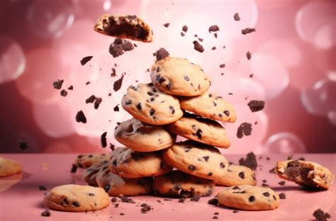 Premium AI Image | Chocolate chip cookies