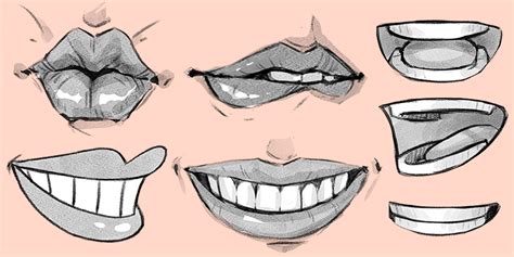 How To Draw Lips Cartoon | Sitelip.org