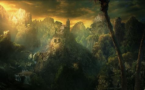 Fantasy Landscape Janu Wallpaper Dark Fantasy, High Fantasy Books, World Of Fantasy, Fantasy ...