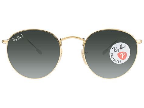 Ray-Ban RB3447 Round Metal Gold 001/50 | Feel Good Contacts UK