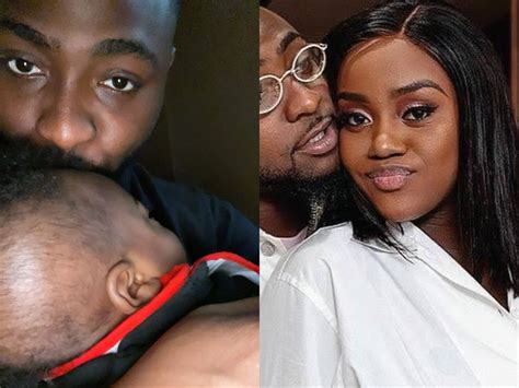 Chioma Reacts As Davido Happily Reveals Their Son Finally Said ‘Dada’