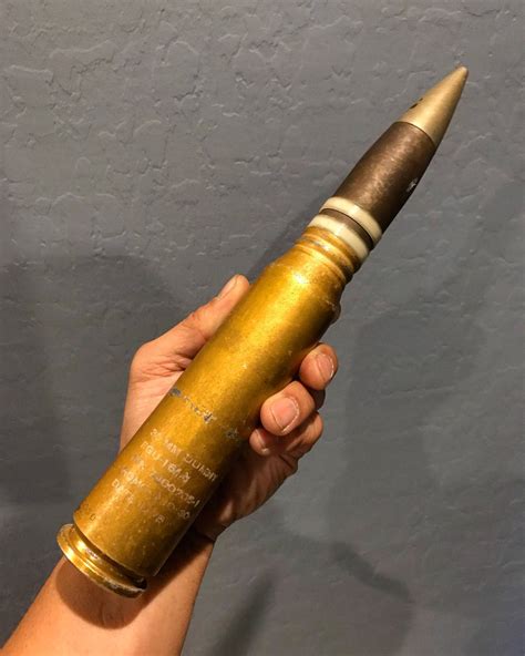 Popular Mechanics on Twitter: "30MM round from a General Electric GAU-8/A Avenger, which is a ...