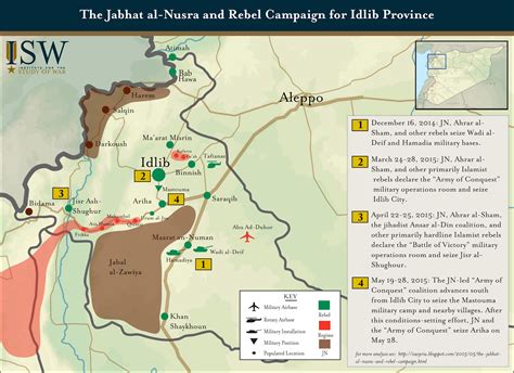 ISW Blog: The Jabhat al-Nusra and Rebel Campaign for Idlib Province