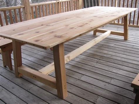 Cedar Outdoor Dining Table
