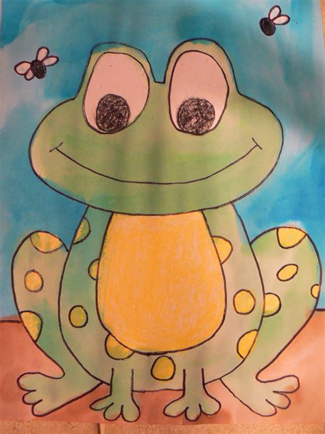 Directed Drawing For Kids Frog