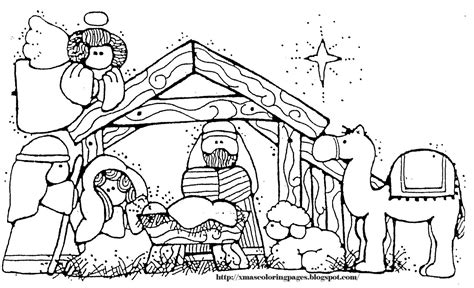 Coloring Pages Of Jesus In The Manger at GetColorings.com | Free printable colorings pages to ...
