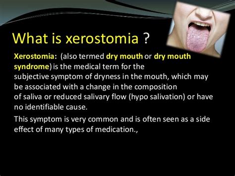 Xerostomia