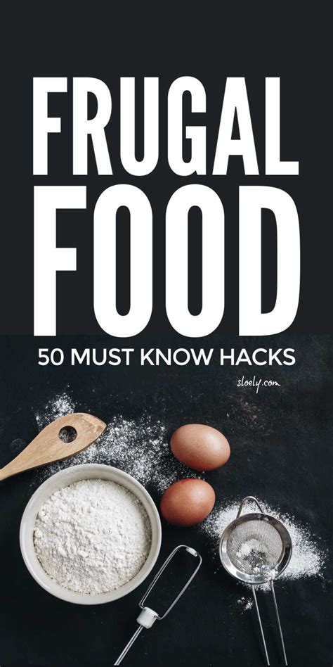 Extremely Frugal Food Tips, Hacks and Ideas