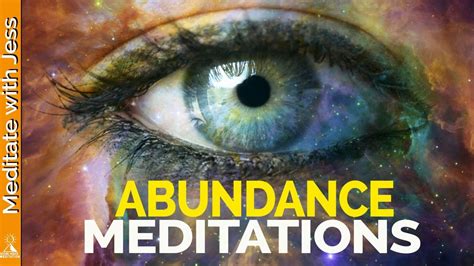 Guided Meditations for Abundance, Wealth Prosperity (Law of Attraction, Visualisation) - YouTube