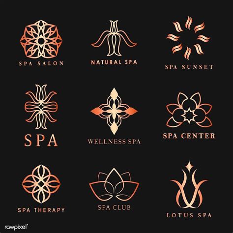 Set of spa logo vectors | free image by rawpixel.com / Aew | Spa logo ...