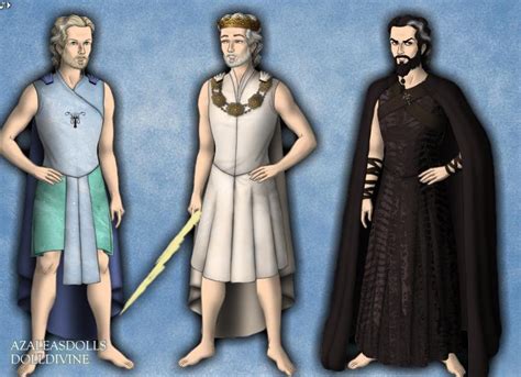 Poseidon, Zeus and Hades by dracarysVG on DeviantArt