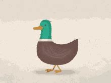 Duck Walk Animated Gif