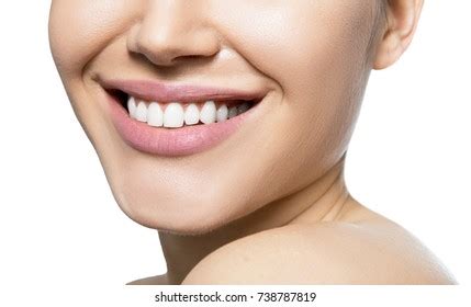 Laughing Woman Mouth Great Teeth Over Stock Photo 738787819 | Shutterstock