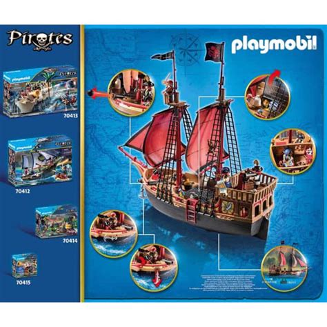 Playmobil 70411 Skull Pirate Ship - The Model Shop