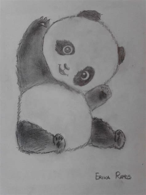 Panda dibujo a lapiz | Pandas dibujo, Animales faciles de dibujar, Dibujos