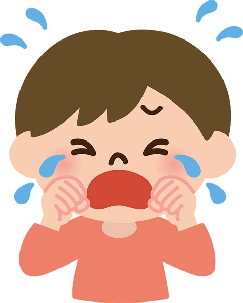 Little Boy is Crying clipart. Free download transparent .PNG | Creazilla