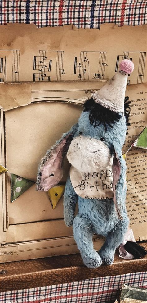 Teddy donkey Eeyore Birthday by Yana Taranenko | Tedsby