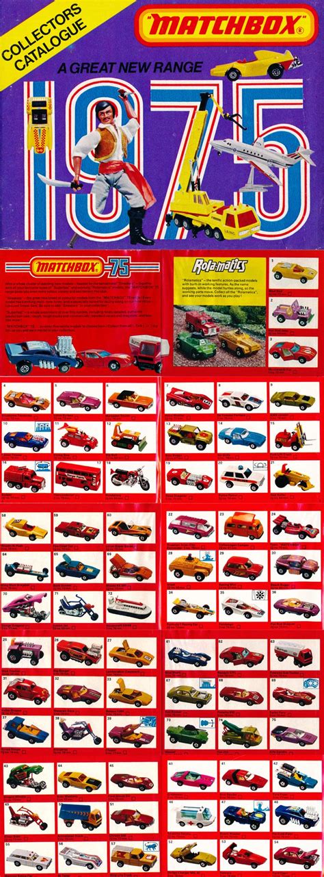 Matchbox catalogue 1975 | Matchbox, Matchbox cars, Vintage toys