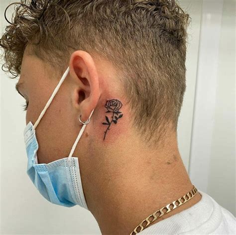 101 Best Behind Ear Tattoo Male Ideas You’ll Have To See To Believe!