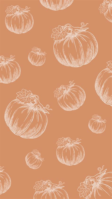 Pumpkin Phone Wallpaper White - Someone's Ko-fi Shop - Ko-fi ️ Where creators get support from ...