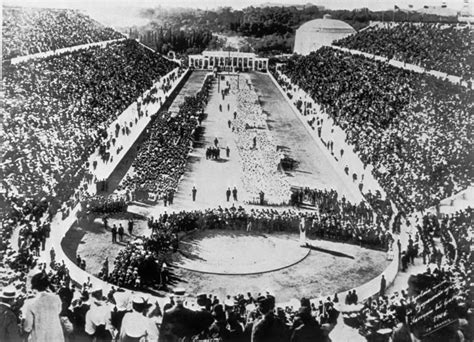 First modern Olympic Games, Athens, 1896 Olympics Opening Ceremony ...