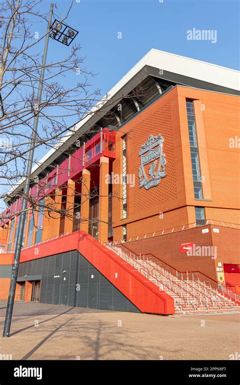 Liverpool, England - March 23, 2022. Liverpool Anfield Stadium, England Stock Photo - Alamy
