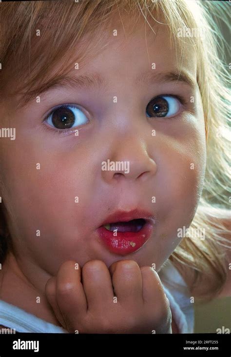 Young child at the dining table Stock Photo - Alamy