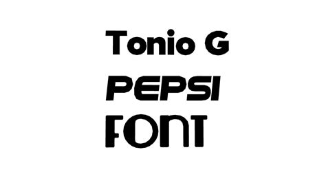 Pepsi Font - YouTube