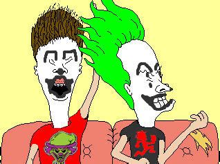 Juggalo Beavis And Butthead by WickedRedGrin on DeviantArt