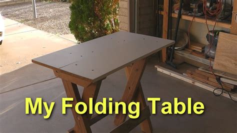 An Amazing Folding Table | Folding table, Diy table, Work table