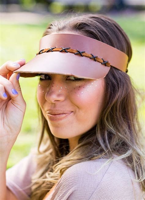 Turn Heads With a DIY Leather Visor This Festival Season | Diy leather visor, Leather diy ...