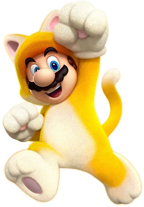 Cat Mario - Characters & Art - Super Mario 3D World | Super mario 3d ...