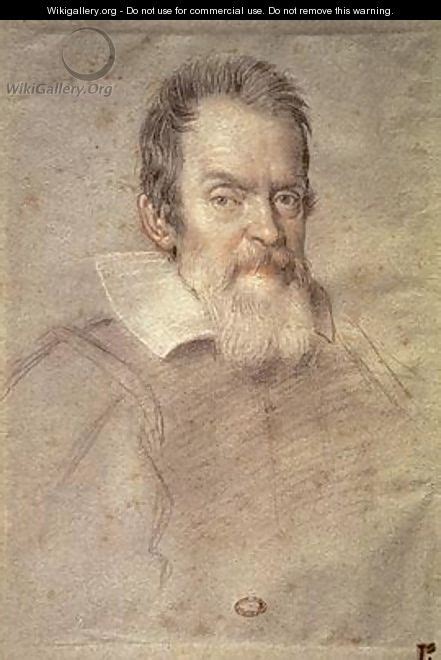 Portrait of Galileo Galilei 1564-1642 Astronomer and Physicist - Ottavio Leoni - WikiGallery.org ...