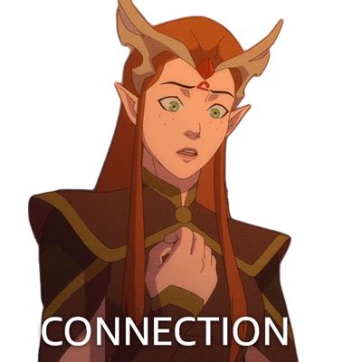 Connection Keyleth Sticker - Connection Keyleth The legend of vox machina - Discover & Share GIFs
