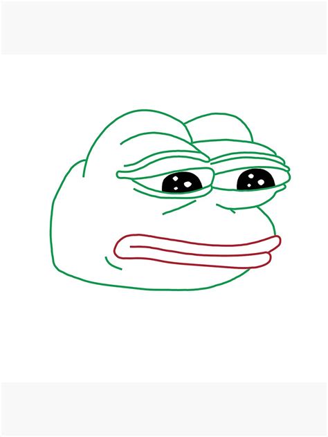 "Sad pepe" Canvas Print by KilljoyDria | Redbubble