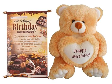 Happy Birthday With Teddy Bear