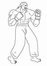 Street Fighter Coloring Pages  Free Printable For Kids sketch template