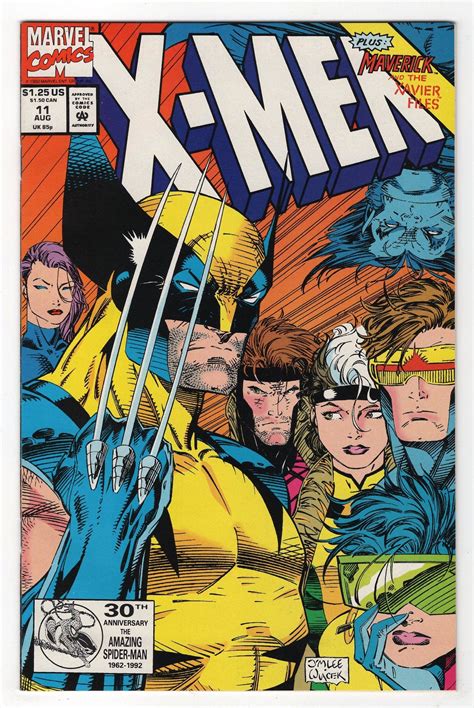 X-Men #11 Regular Jim Lee Cover (1992) | Comics, Marvel comics covers ...