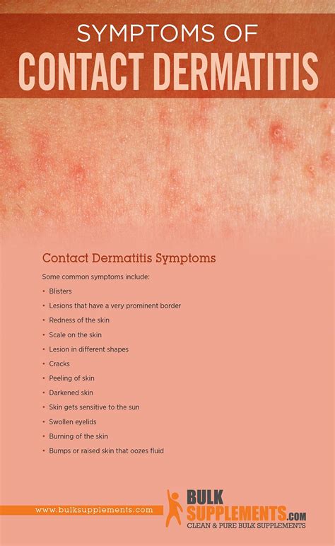 Contact Dermatitis: Symptoms, Causes & Treatment | BulkSupplements.com | by James Denlinger | Medium